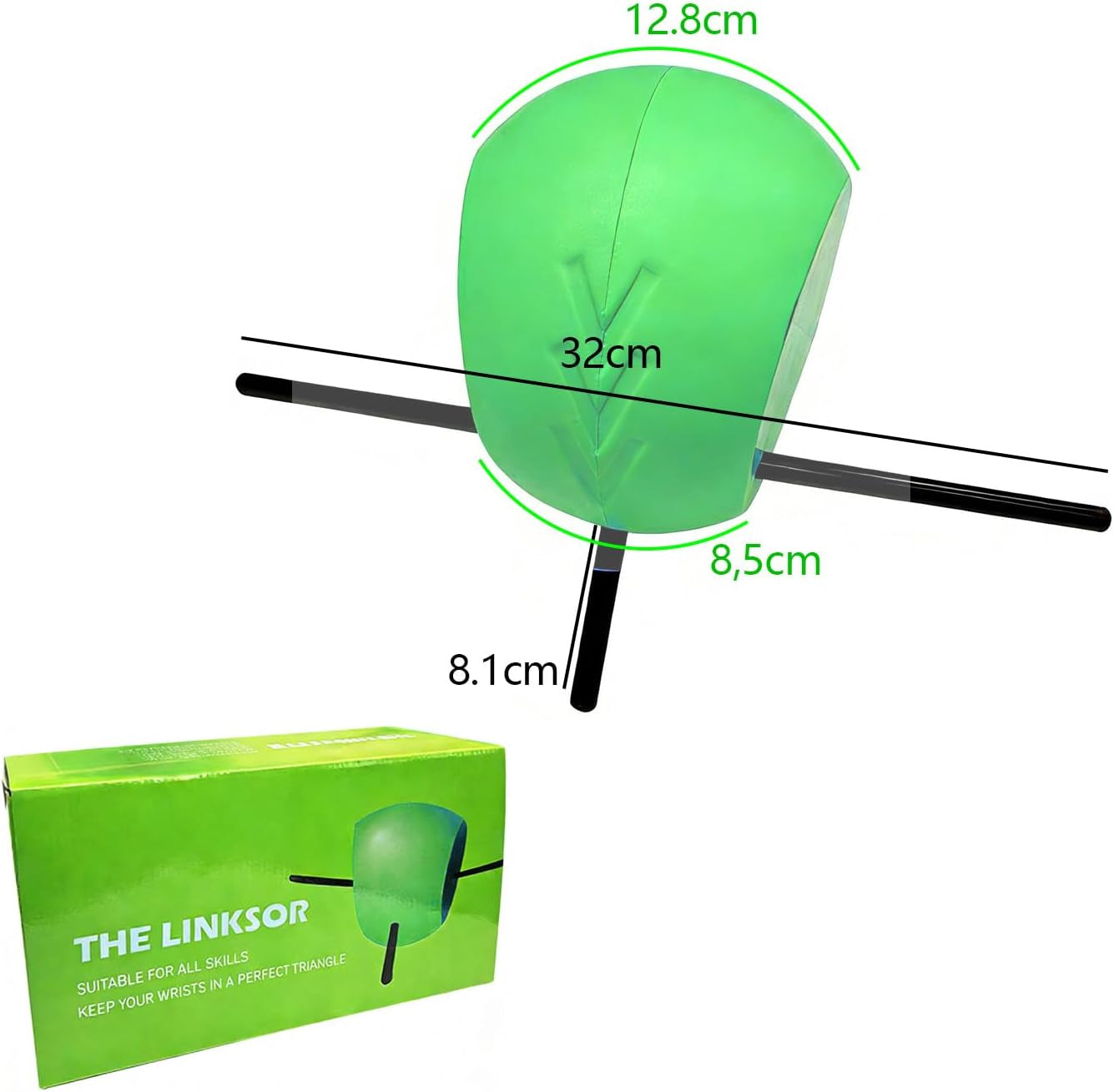The Connector Golf Training Aid, Golf Swing Trainer for Posture Correction Practice, Golf Swing Training Aid, Golf Training Aids Helps Train Proper Swing Mechanics, Arm Structure