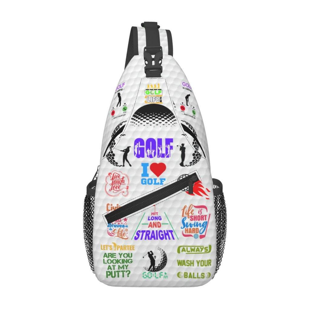 GolfSling CarryAll: Shoulder Bag & Backpack
