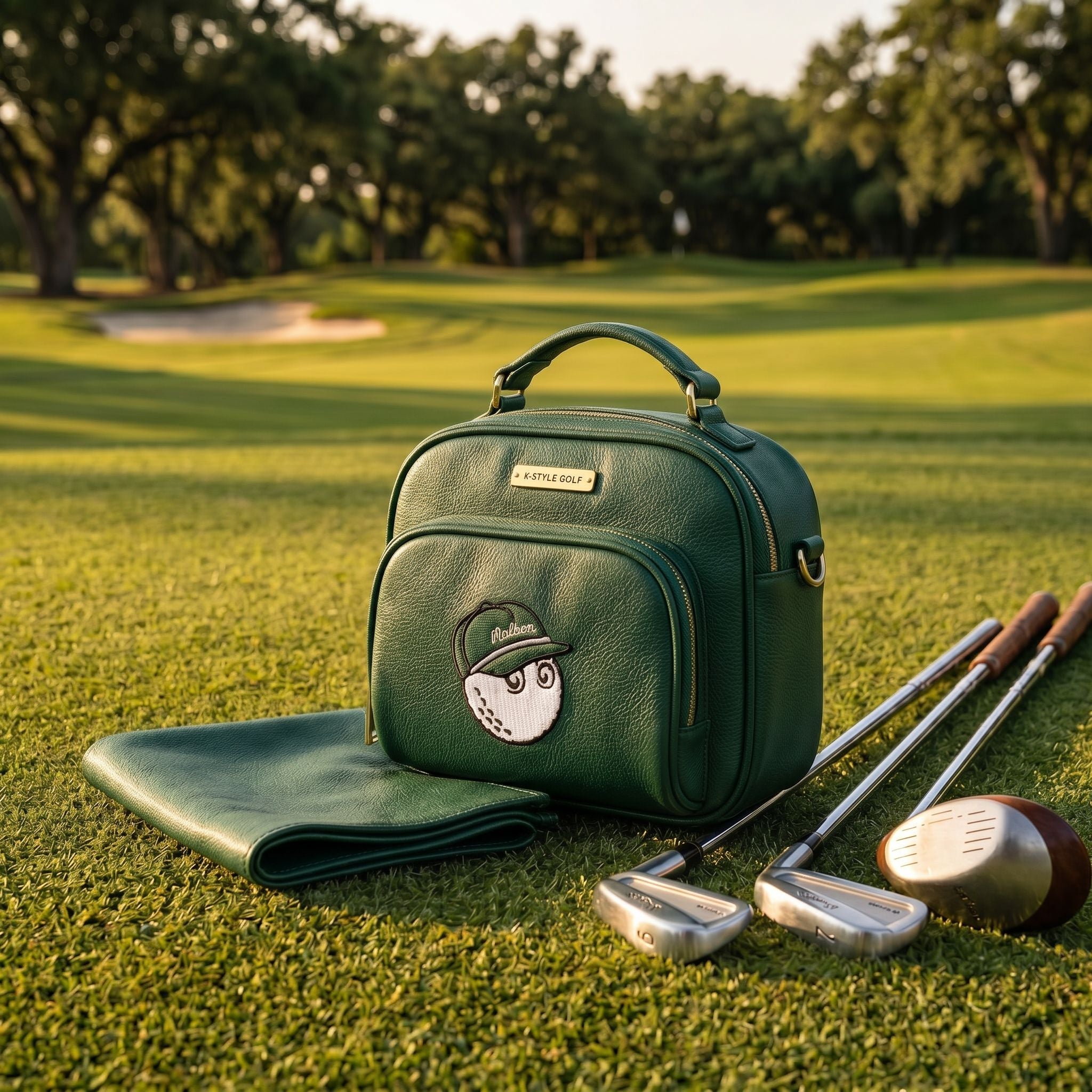Korean Styled Canvas Golf Tote